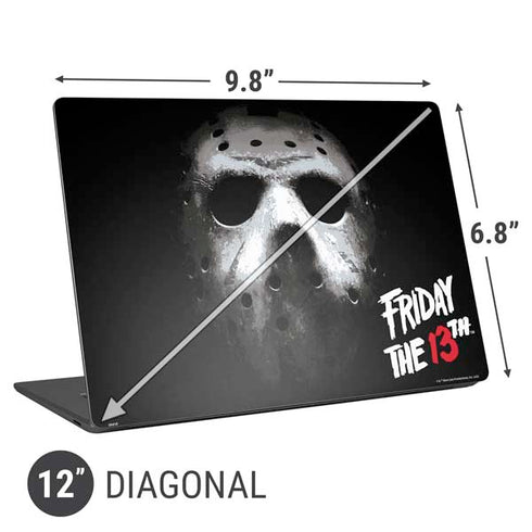 Warner Bros Friday the 13th Jason Voorhees Universal Laptop 12in (9.8 x 6.8in) Skin